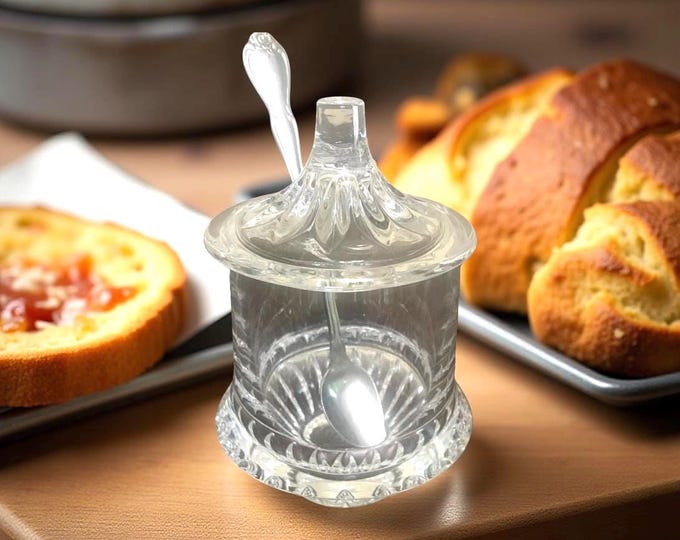 Marmalade Jar Lyric,  by Gorman Crystal, Jelly, Jam Jar Giftware Quality