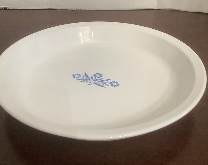 Pyrex Corn Flower Pie Plate P-309 Nine Inch