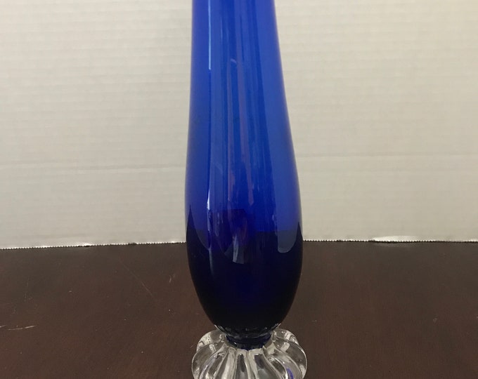 Aseda Glasbruk Cobalt Blue Bud Vase