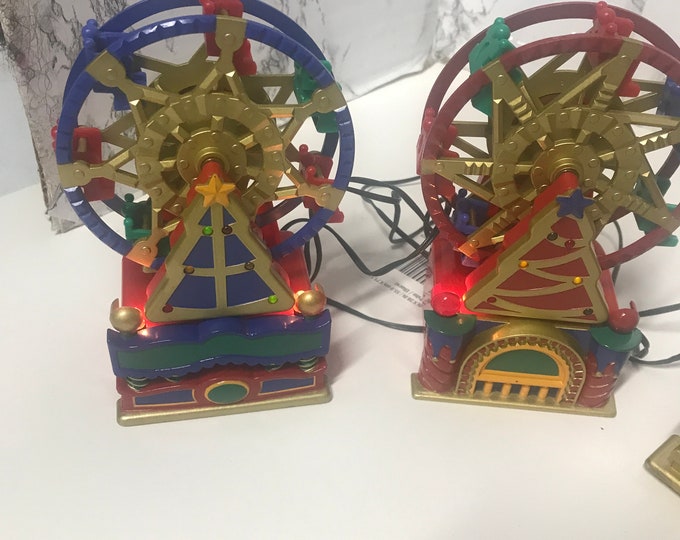 Mr. Christmas  Holiday Ferris Wheel,  Vintage Musical Mr Christmas Holiday Ferris Wheel,  20 Carols Mister Christmas Ferris Wheel