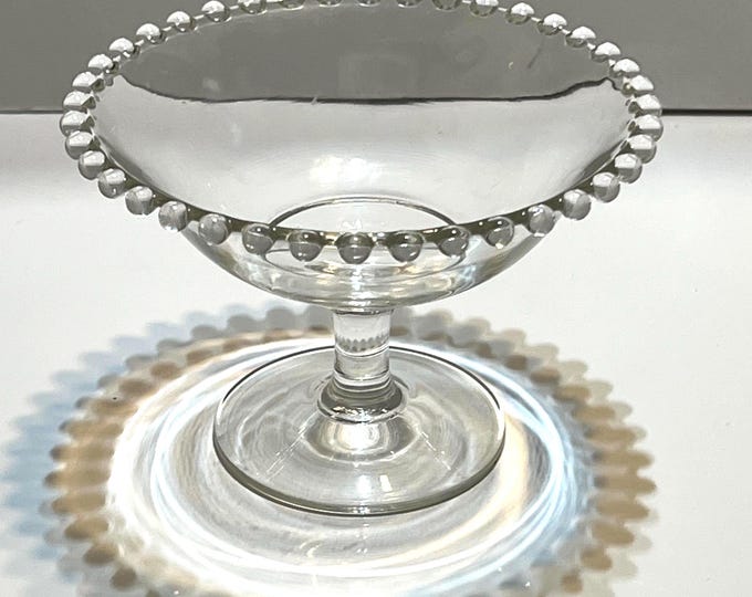 Candlewick Style Compote, Sauce Bowl, Candy Bowl