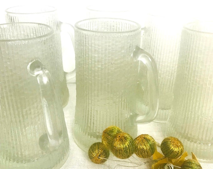 Beer Steins| Beer Mugs| Indiana Glass Crystal Ice Steins