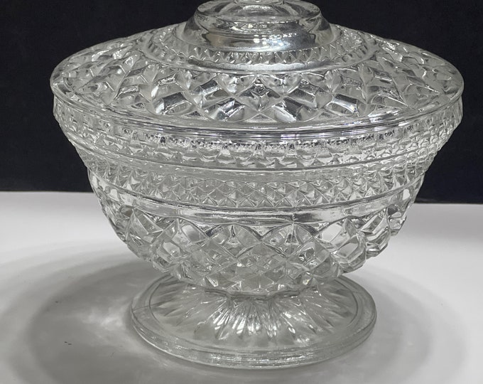 Anchor Hocking Wexford Covered Candy Dish