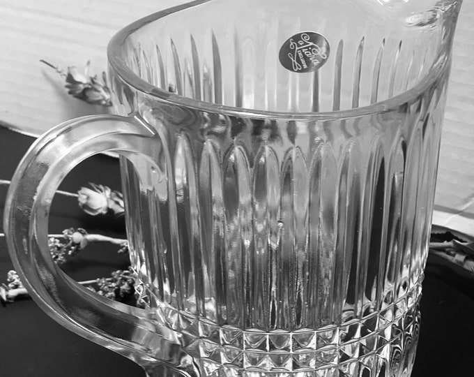 Tiara Water Pitcher, Facets, Ice Tea Pitcher, Barware