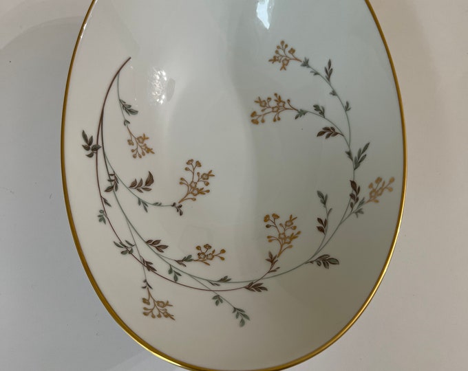 Noritake Andrea 5524 9” Vegetable Bowl, Vintage Porcelain Vegetable Bowl