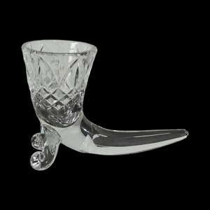 Galway Irish 24% Leaded Crystal Horn of Plenty 9”, Giftware, Crystal Cornucopia