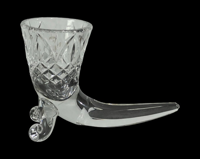 Galway Irish 24% Leaded Crystal Horn of Plenty 9”, Giftware, Crystal Cornucopia