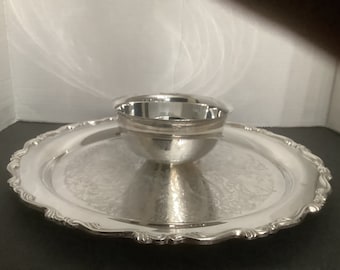 Oneida Georgian Scroll Chip and Dip Server/ Tray/ Platter