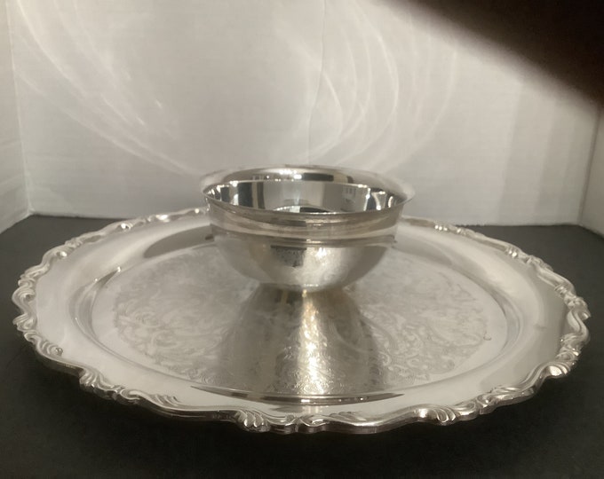 Oneida Georgian Scroll Chip and Dip Server/ Tray/ Platter