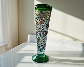 アートガラスの花瓶/吹きガラス/メキシコ製 - Etsy 日本