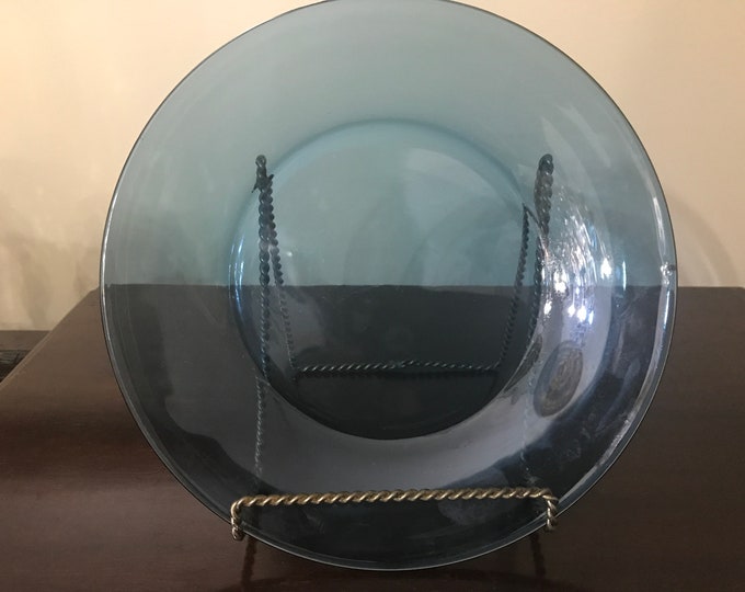 Anchor Hocking Presence Dinner Plates, Cobalt Blue Salad Plate,  Dessert  Plates