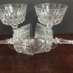 Champagne Glass/ Tall Sherbet Glasses,  Chantelle by Cristal D’Arques-Durand / Wedding/ Toasting/ Anniversary