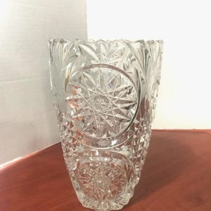 American Brilliant  Vintage Vase, Fresh Flower Vase, Giftware