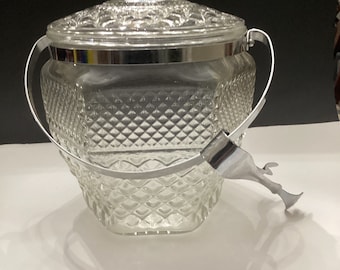 Anchor Hocking Wexford Ice Bucket with Thongs