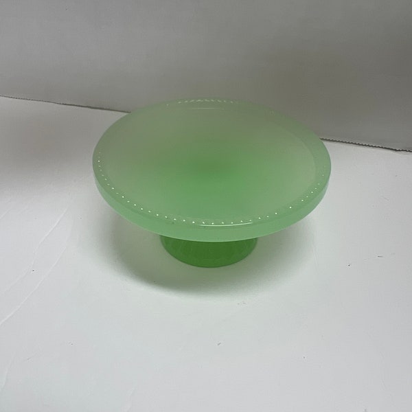 Vintage Jade Cupcake Stand, Jade Pedestal Cupcake Stand