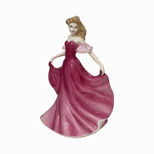 Royal Doulton In Vogue Figurine Emma/ 1997 Royal Doulton Lady Statue/ Emma HN3714