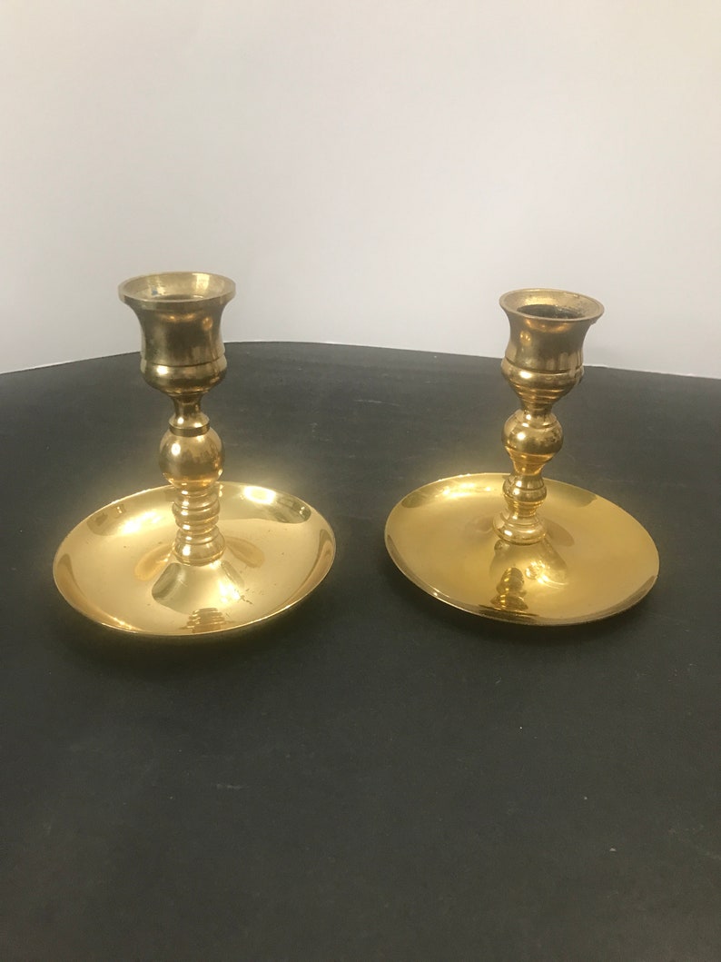 Vintage Baldwin Brass Candlestick Holder Etsy