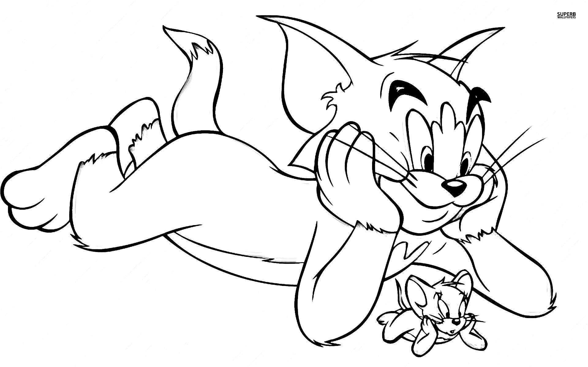 Free Printable Tom And Jerry Coloring Pages Cartoon Drawings Cartoon | Images and Photos finder