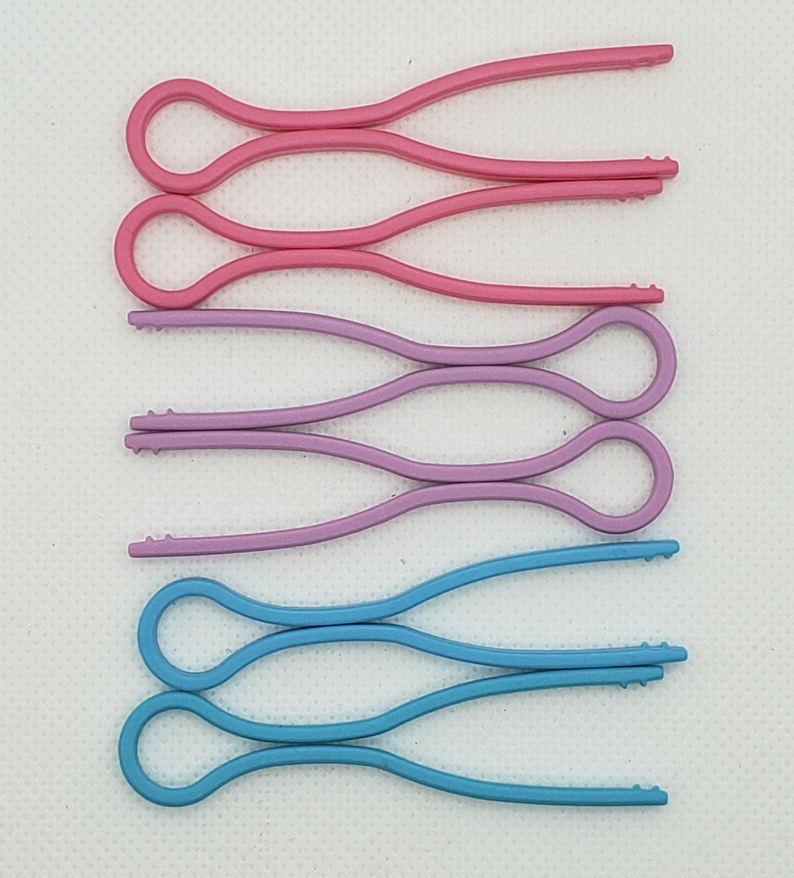 Plastic Bobbin Pins 5 per Pack in Three Colors Etsy
