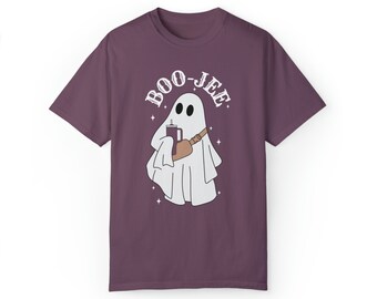 Halloween Shirt Boo Jee Tshirt Trendy Ghost T Shirt Cute Halloween Shirt  Shirt For Fall Preppy Womens Tee Boojee Ghost Shirt - Trendingnowe