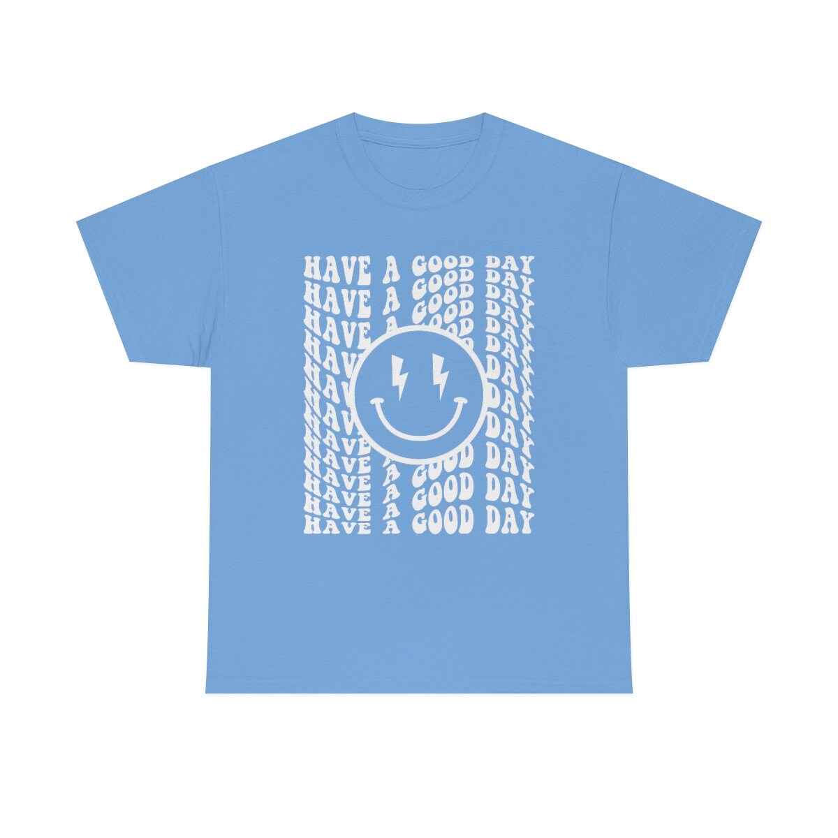 Have a Good Day Shirt, Lightning Bolt Smile Face, Trendy Aesthetic Tee, Preppy  Clothes, Y2k Oversized, Beachy Summer Shirt, Positive Gift -  Canada