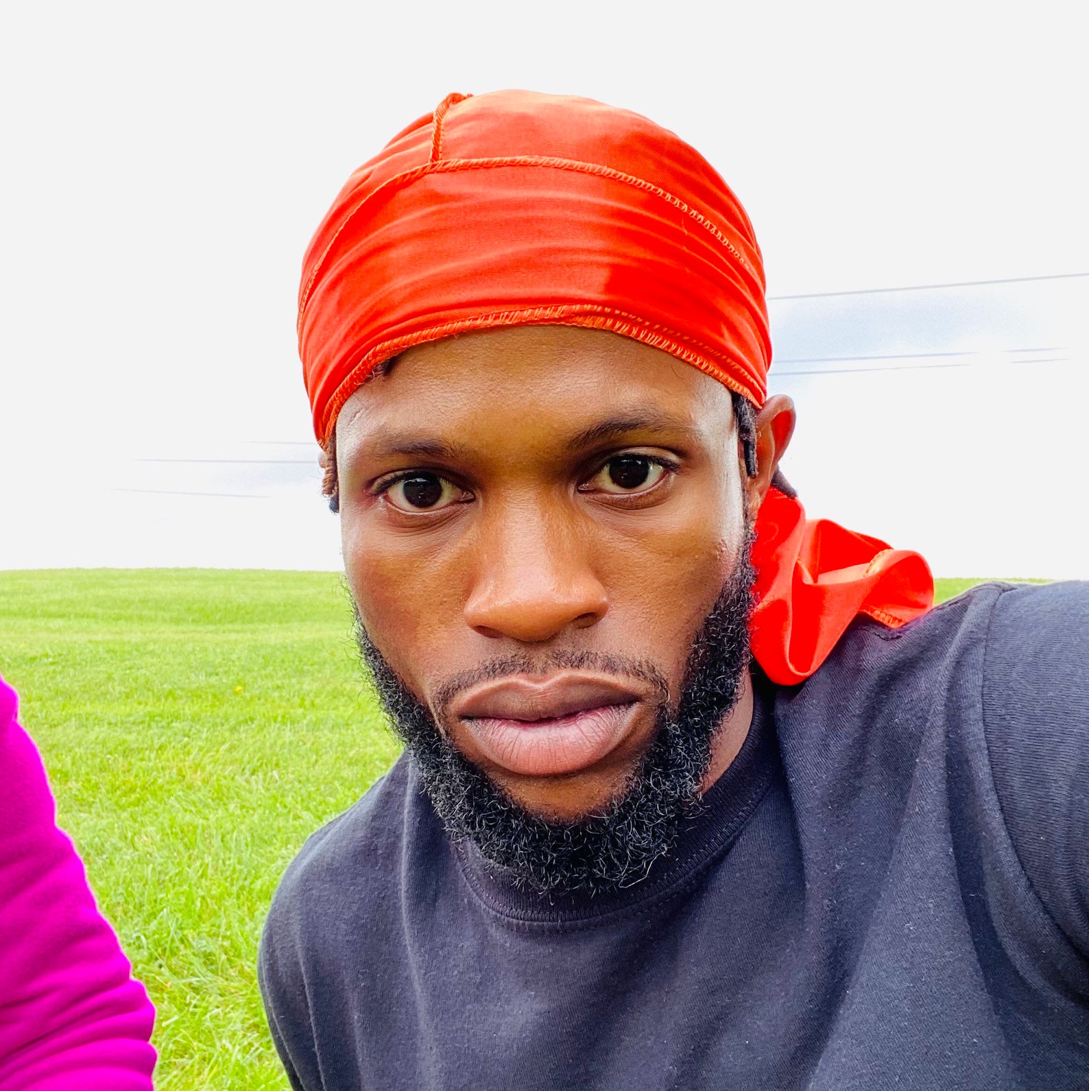 High Quality Orange Silk Durag Etsy