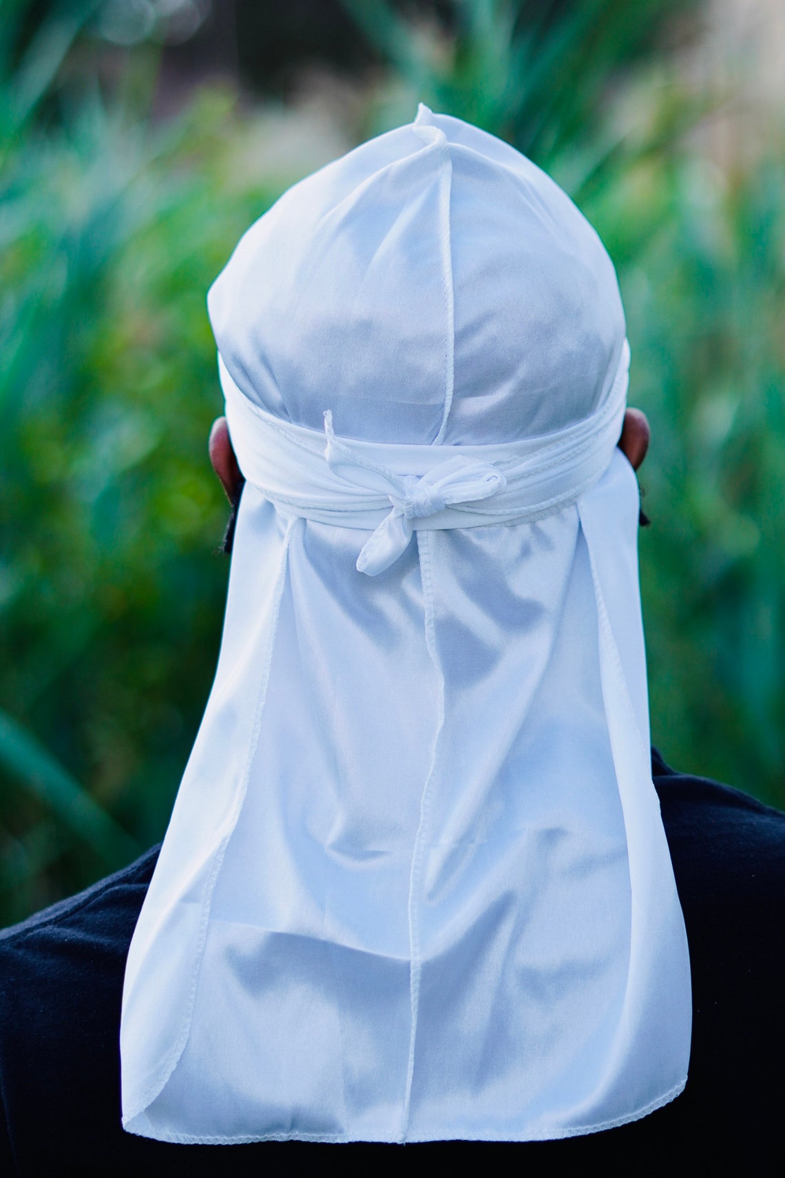 High Quality White Silk Durags Etsy
