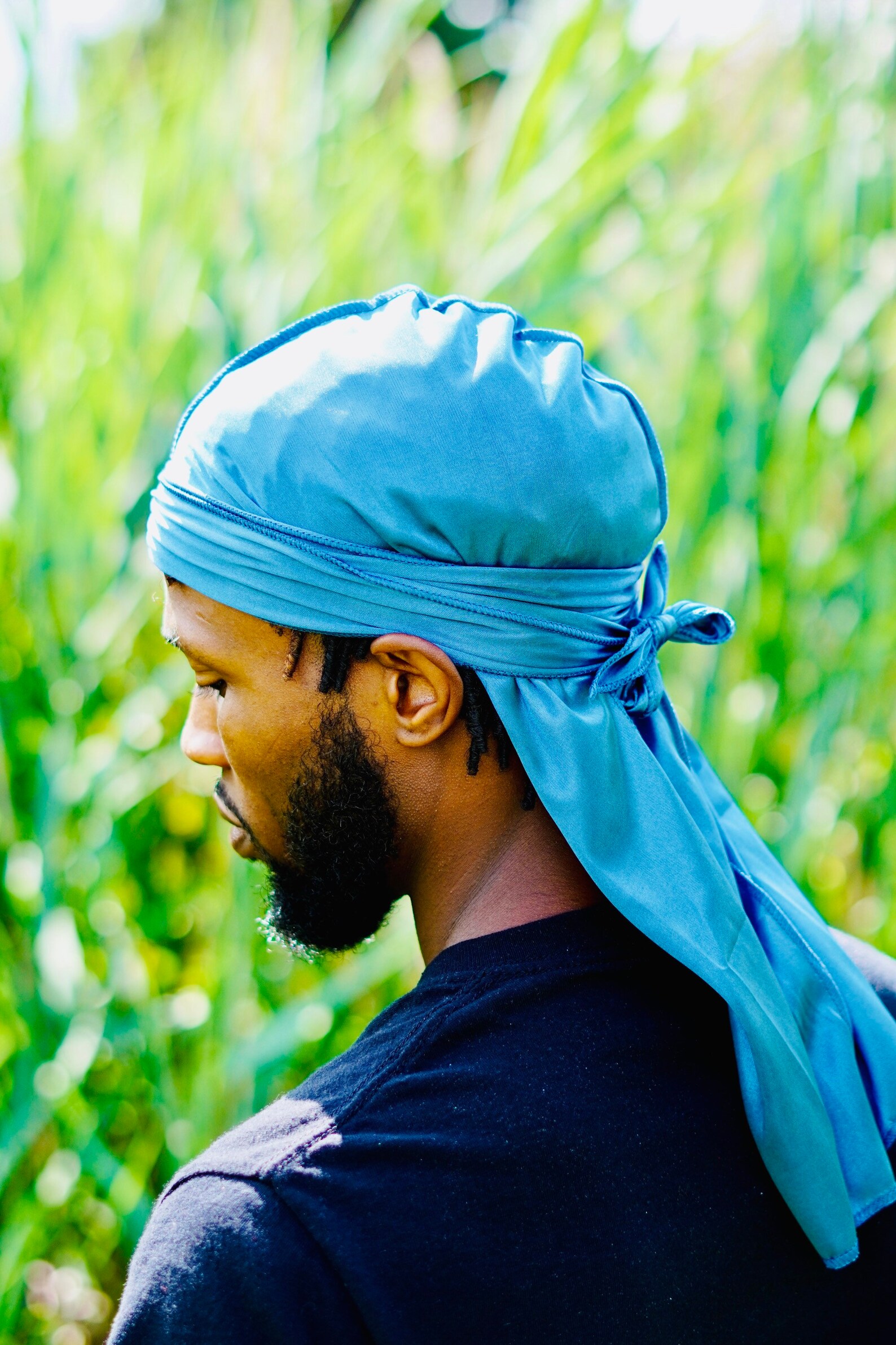 High Quality Teal Silk Durag Etsy