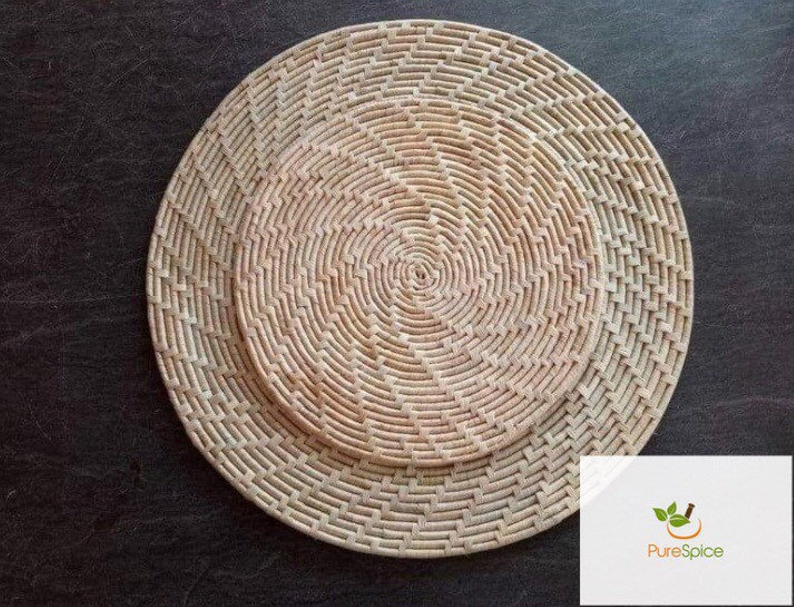 Ceylon Natural Palm Leaves Handmade Table Mats Etsy UK