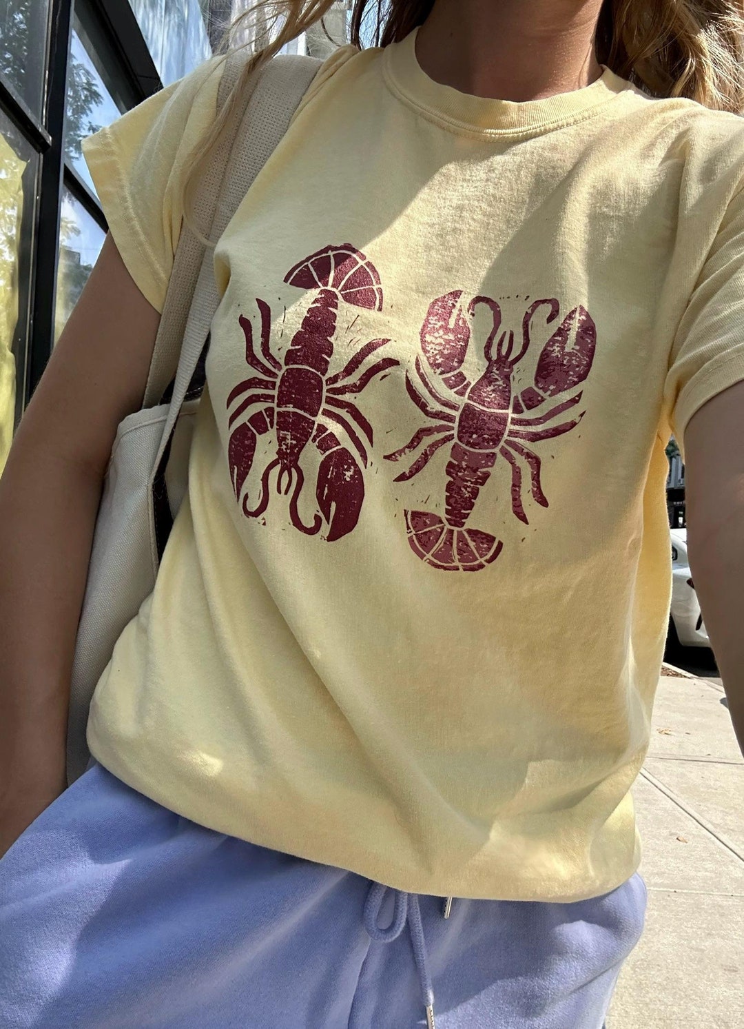 T-shirt Zach Lobster en coton bio main image 1