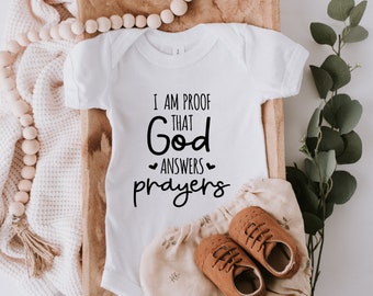 Prueba de que Dios responde a las oraciones Body de bebé, pequeña oración respondida, anuncio de bebé, anuncio de embarazo, revelación de bebé, estábamos esperando