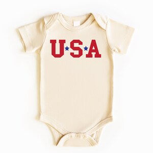 USA Baby Bodysuit, Fourth of July Baby Outfit, 4th of July Shirt, Baby Bodysuit, Baby Outfit, 4th of July Shirt, Independence Day Shirt