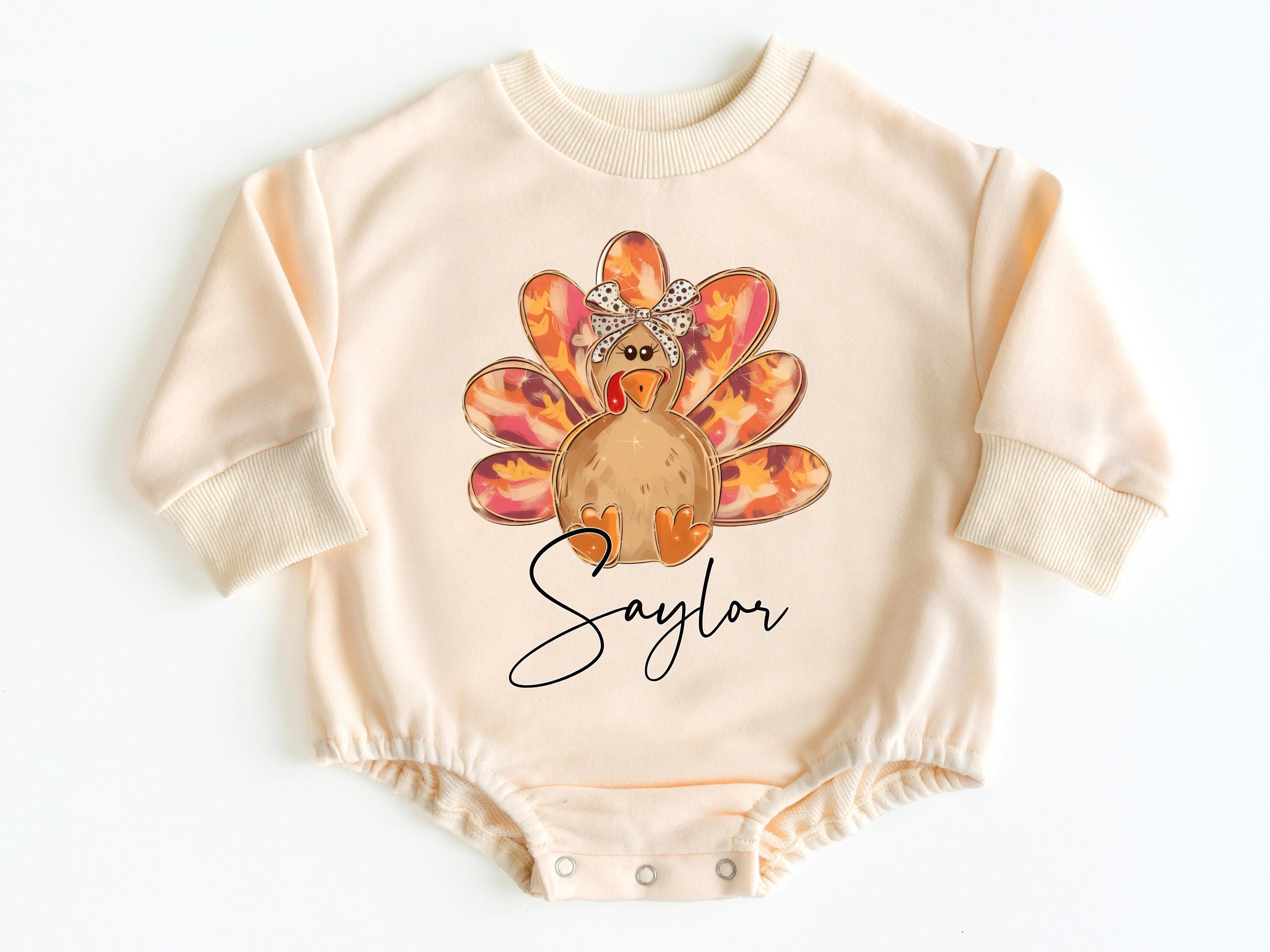thanksgiving dress infant Thanksgiving Turkey Baby, Infant and Toddler Costume, P (6-12M) Bodysuit-Snap Closure / Short Ruffle Sleeve