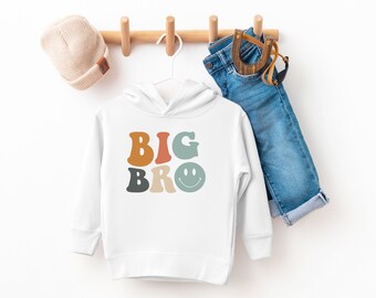 Big Bro Hoodie Sweatshirt, Big Brother Shirt, Big Brother To Be, Toddler Sweatshirt, Pregnancy Announcement, Sibling Shirt, Brother Shirt