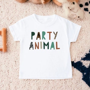 Party Animal Birthday Shirt, Zoo Birthday Shirt, Safari Birthday Shirt, Toddler Birthday Shirt, Kids Birthday Shirt, Birthday Shirt