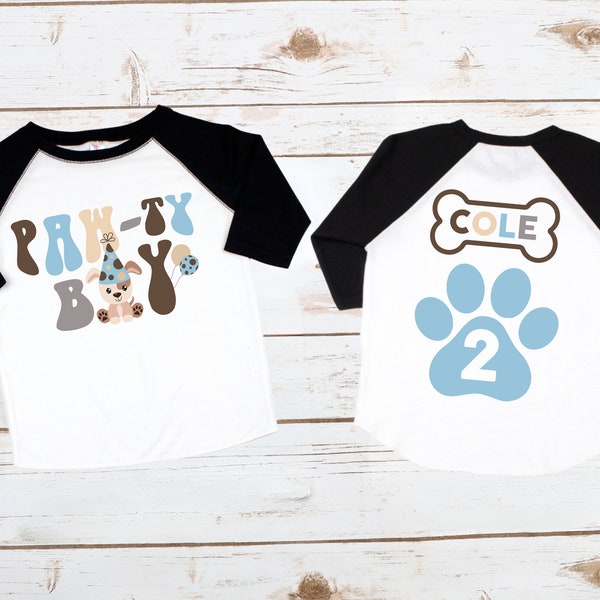 Dog Birthday Toddler Shirt, Puppy Themed Birthday, Toddler Birthday Shirt, Birthday Boy Shirt, Kids Birthday Shirt, Boy Birthday Shirt