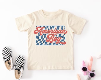 American Boy Toddler Shirt, Boy 4th Of July Shirt, Kids 4th Of July Shirt, Toddler 4th Of July Shirt, Independence Day Tee, Boy Shirts