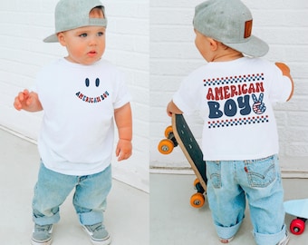American Boy Toddler Shirt, Boy 4th Of July Shirt, Kids 4th Of July Shirt, Toddler 4th Of July Shirt, Independence Day Tee, Boy Shirts