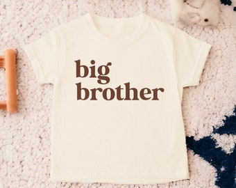 Big Brother T Shirt, Big Brother Tee, Big Brother To Be, Toddler Boy Shirt, Pregnancy Announcement, Sibling Shirt, Brother Shirt, Kids Shirt