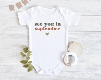 Custom Baby Announcement Baby Bodysuit, Baby Bodysuit, Pregnancy Announcement, Grandparents To Be Gift, Grandparents Gift, Baby Announcement