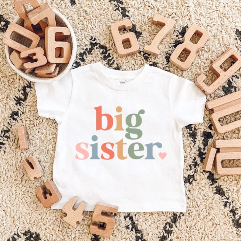 Big Sister T Shirt, Big Sister Announcement, Pregnancy Announcement Big Sister T Shirt, Big Sister Announcement, Pregnancy Announcement