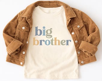 Camiseta de Hermano Mayor, Camiseta de Hermano Mayor, Camiseta de Futuro Hermano, Camiseta de Anuncio de Embarazo, Camiseta de Hermano Mayor, Camiseta de Hermano, Camisetas Bonitas para Chico