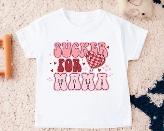 Sucker For Mama Toddler Shirt, Kids Valentines Day Shirt, Toddler Shirts, Toddler Boy Shirts, Kids Shirts, Valentines Day Shirt, Kids Tee