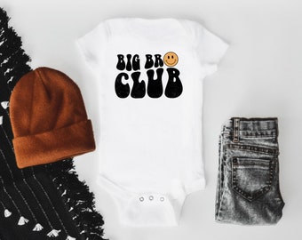 Big Bro Baby Bodysuit, Baby Bodysuit, Big Brother Shirt, Big Brother To Be, Pregnancy Announcement, Baby Boy Outfit, Baby Boy Clothes