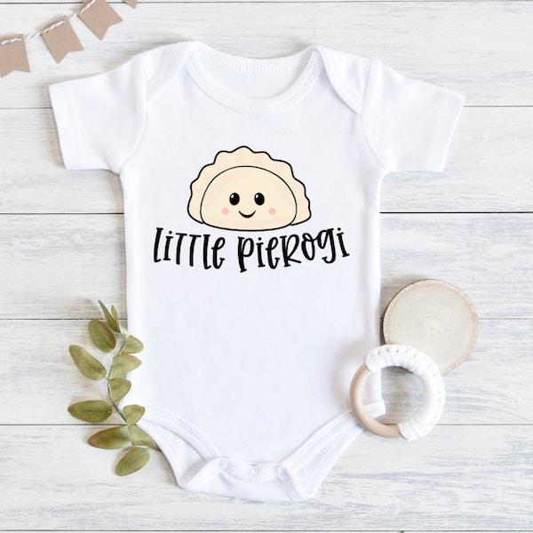 Little Pierogi Baby Bodysuit, Polish Baby Gift, Food Baby Clothes, Baby Bodysuit, Funny Baby Clothes, Cute Baby Outfit, Baby Shower Gifts