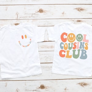 Cool Cousin Club Shirt, Matching Cousin Shirt, Family Shirt, Big Cousin, Cousin Crew, Cousin Shirt, Toddler Shirts, Kids Shirts, Cousin Gift