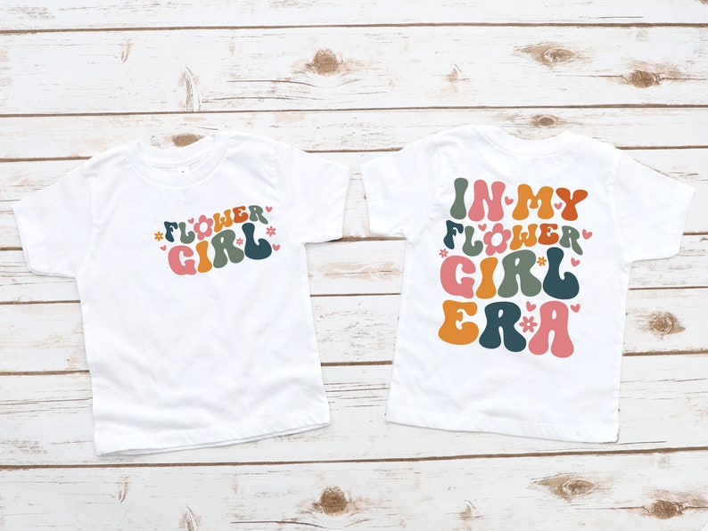 Flower Girl T Shirt, Flower Girl Gift, Flower Girl Shirt, Flower Girl Proposal, Kids Wedding Party Shirt, Flower Girl, Shirt For Flower Girl image 1