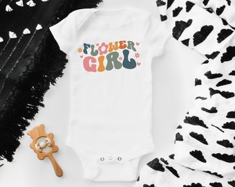 Flower Girl Baby Bodysuit, Baby Bodysuit, Flower Girl Gift, Flower Girl Shirt, Flower Girl Proposal, Kids Wedding Party Shirt, Flower Girl