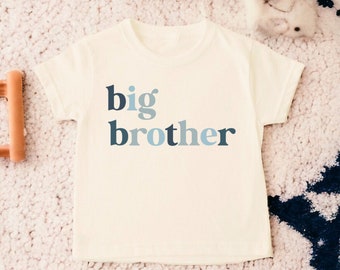 Big Brother T Shirt, Big Brother Tee, Big Brother To Be, Toddler Boy Shirt, Pregnancy Announcement, Sibling Shirt, Brother Shirt, Kids Shirt