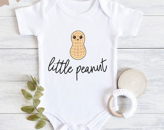 Little Peanut Baby Bodysuit, Baby Bodysuit, Funny Baby Bodysuit, Cute Baby Clothes, Funny Baby Gifts, Baby Shower Gift, Cute Baby Outfit